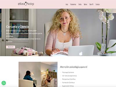Website Blanca Psicologa
