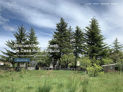 Website Casa Rural Braulio