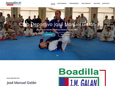 Website Club JM Galán