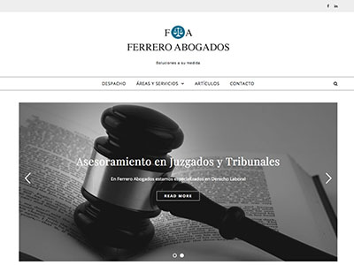 Website Ferrero Abogados