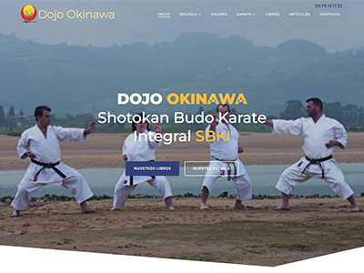 Website Dojo Okinawa