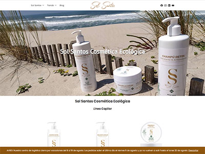 Website Sol Santos