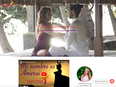 Website Tantra Esencia de Vida
