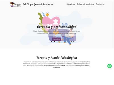 Website Terapia con Silvia